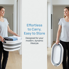 OOAMBB 43L Collapsible Laundry Basket - Grey, 1 Pack image 5