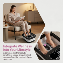 OOAMBB 3 in 1 Collapsible Foot Spa with XL Touch Screen - Black detail image 9