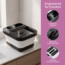 OOAMBB 3 in 1 Collapsible Foot Spa with XL Touch Screen - Black detail image 10