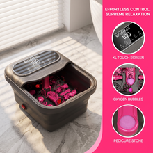 OOAMBB 3 in 1 Collapsible Foot Spa with XL Touch Screen - Grey detail image 1