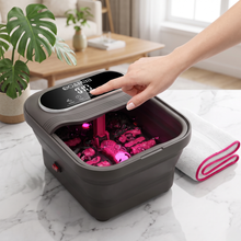 OOAMBB 3 in 1 Collapsible Foot Spa with XL Touch Screen - Grey detail image 5