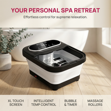 OOAMBB 3 in 1 Collapsible Foot Spa with XL Touch Screen - Black detail image 6
