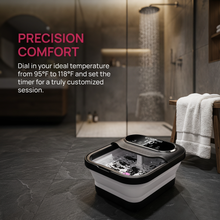 OOAMBB 3 in 1 Collapsible Foot Spa with XL Touch Screen - Black detail image 7