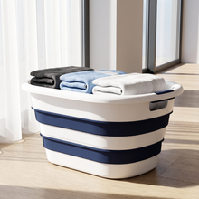 OOAMBB Large Collapsible Laundry Basket - Blue, 1 Pack image 6