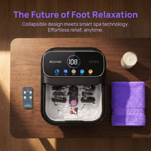 OOAMBB Collapsible Foot Spa with XL Touch Screen and Remote Control - Black detail image 7