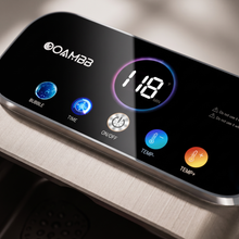 OOAMBB 3 in 1 Collapsible Foot Spa with Color Touch Screen and Remote Control - Grey detail image 5