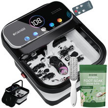 OOAMBB 3 in 1 Collapsible Foot Spa with Color Touch Screen and Remote Control - Black main image