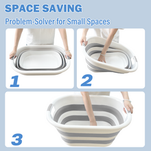 OOAMBB Large Collapsible Laundry Basket - Grey, 1 Pack image 5